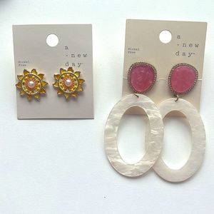 Hoop earrings, a new day earrings